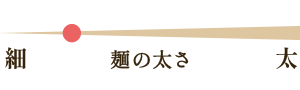 上級品 麺の太さ