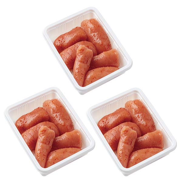 博多まるきた水産 辛子明太子 博多あごおとし切れ子 170g×3【おいしいお取り寄せ】　商品画像3