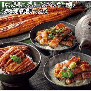 トップバリュ グリーンアイナチュラル うなぎ蒲焼特大2尾【夏の贈りもの・お中元】