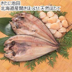 きたに池田 北海道産開きほっけと天然ほたて【おいしいお取り寄せ】