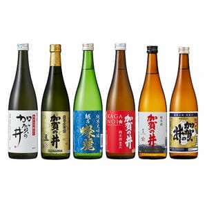加賀の井酒造 飲み比べ日本酒6本セット(純米大吟醸3本入り)(各720ml×6本)【おいしいお取り寄せ】