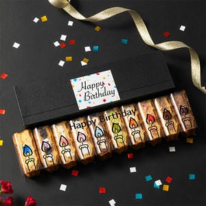 R.L(エール・エル) ワッフルケーキ10個セット(バースデーシート付き)【おいしいお取り寄せ】