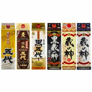 山元酒造 焼酎6本パックセット (1.8L×6本)【おいしいお取り寄せ】