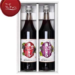佐幸本店 山のきぶどう&完熟山のきぶどうギフト 600ml×2 [J36]【フードアルチザン】